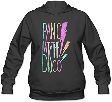 CBOAA Panic At The Disco Women's Funny Hoodie Sweatshirt Black