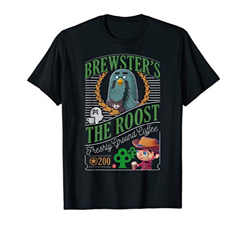Animal Crossing Brewster's The Roost Cafe Graphic T-Shirt - Thumbnail 2