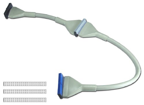 QVS 24" IDE ATA/133 Dual Drives Beige Round Internal Bulk Cable