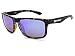 Pepper's Sunset Blvd Polarized Oval Sunglasses, Rubberized Amber Tortoise, 58 mm