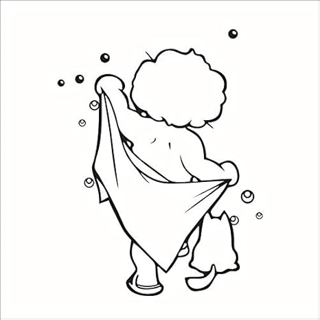 FPUYB Cotizaciones Pegatinas de Pared baño para niños Papel