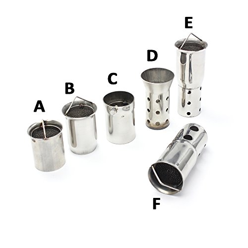 JFG RACING Exhaust Pipe Baffte 2" OD x 3.4" Length Stainless steel Universal Motorcycle Exhaust Muffler Insert DB Killer Silencer - Thumbnail 5