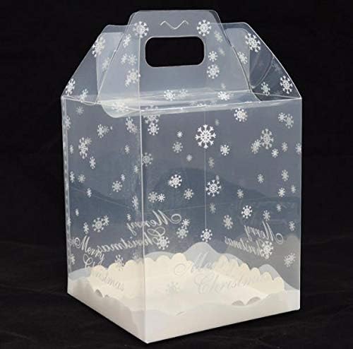 Box Transparent - 50pcs Chocolate House Transparent Box Cake Gingerbread Pp Food Packing - Storage Cake