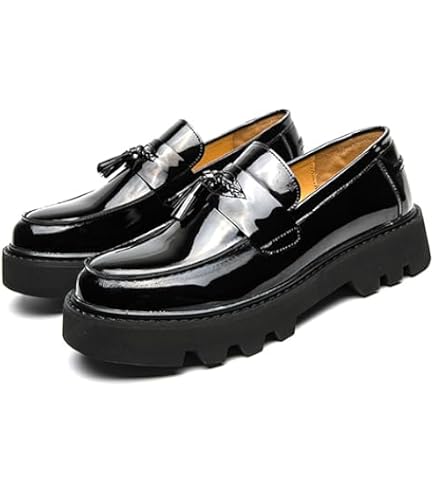 Amazon.com | Our Legacy Men's Uniform Parade Shoes, Black Leather