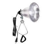 Simple Deluxe HIWKLTCLAMPLIGHTS Clamp Lamp Light with 5.5 Inch Aluminum Reflector up to 60 Watt E26 (no Bulb Included) 6 Feet 18/2 SPT-2 Cord UL Listed, 1-Pack