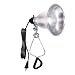 Simple Deluxe HIWKLTCLAMPLIGHTS Clamp Lamp Light with 5.5 Inch Aluminum Reflector up to 60 Watt E26 (no Bulb Included) 6 Feet 18/2 SPT-2 Cord UL Listed, 1-Pack