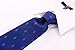 Fleur De Lis Ties for Men - Woven Necktie - Navy Blue