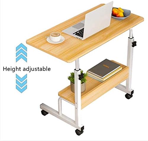 ベッドサイドテーブル サイドテーブル 小さい机 ベッド用テーブル 初売り パソコンテーブル 誌と食べて ラップトップ Size A Color オーバー ベッドテーブルは 60x40cm サイドテーブル高さ調節可能なベッドサイドリムーバブルソファエンド表については ストレージを引く四