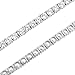 Iced Out Solitaire Necklace 14k White Gold Finish Lab Diamonds 22 Inch 1 Row 4 MM
