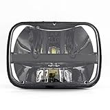 SKTYANTS a pair Rectangular 5''x 7'' Inch headlight led trucklight High Low Beam Headlamp for jeep Wrangler YJ Cherokee XJ Trucks 4X4 Offroad (2 pcs)