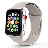 IYOU Sport Band Compatible with Watch Band 38MM 42MM, Soft Silicone Replacement Sport Strap Compatible with 2018 Watch Series 4/3/2/1