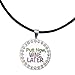 Giggle Golf Bling Golf Ball Marker With Golf Necklace for Women (Putt Now, Wine Later)