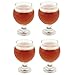 Libbey Belgian Beer Taster Glass 5 oz - 4 Pack w/ Pourer
