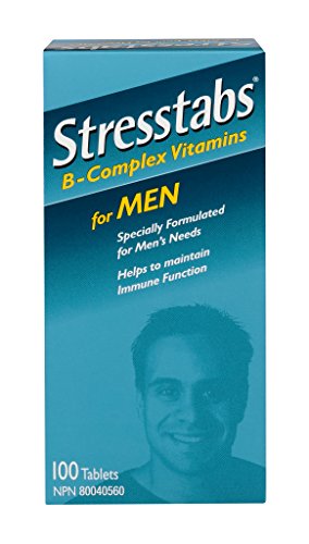 Stresstabs For Men (100 Count) B-Complex, C, D, E Vitamins and Mineral Supplement