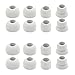 TEEMADE 16 Pieces Replacement Earpads Eartips, Eargels for Powerbs 1, Powerbs 2, Powerbs 3,Bs Wireless Stereo Earphones (Grey)