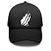 YJRTISF Popular Music Fitted Hat Top Stations Strapback Cap for Kids Boys & Girls Black