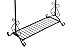 NEUN WELTEN Chic Garment Rack Metal Hanging Clothes Clothing Racks Stand with Bottom Shelf for Shoes (Black)