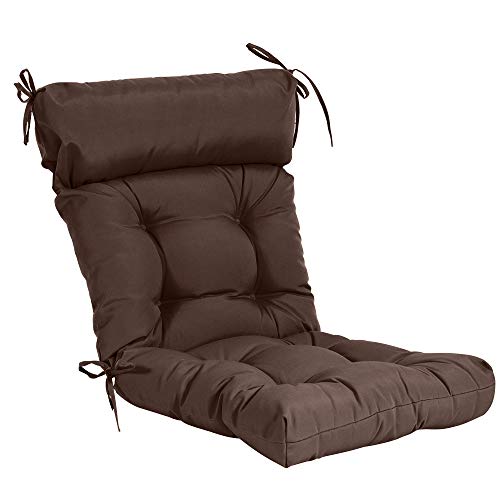 QILLOWAY Indoor/Outdoor High Back Chair Cushion,Spring/Summer Seasonal Replacement Cushions. (Co ...