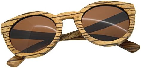 Markkeer Wooden Polarized Sunglasses With Natural Sandalwood For Men And Women New 2017 (Mei Ma wood, Gradient gray)