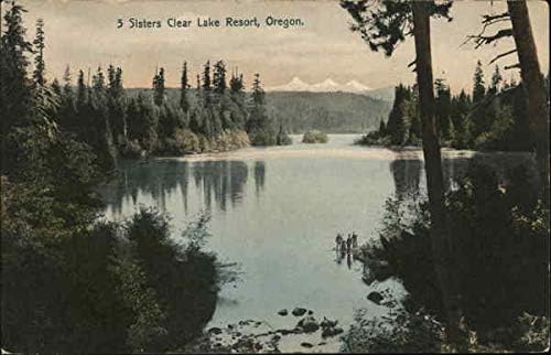 Sisters Clear Lake Resort Sisters Oregon Or Original Vintage