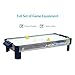 Harvil 40-Inch Tabletop Air Hockey Table with Powerful Electronic Blower, 2 Paddles, and 2 Pucks.