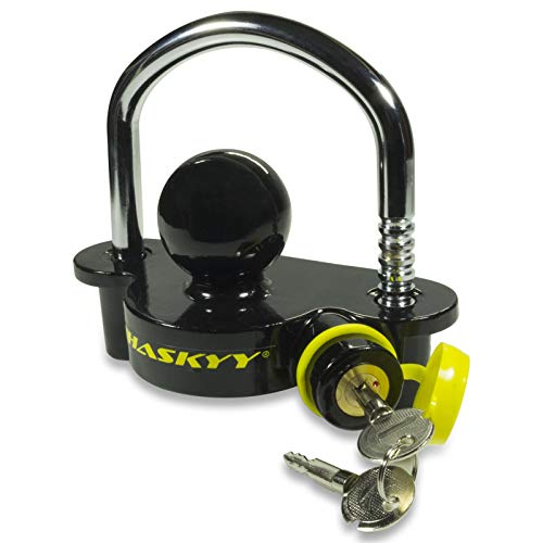Haskyy Aanhangerslot kogelslot diefstalbeveiliging aanhangerbeveiliging sleepblokkering I hoogwaardig staal I… - Afbeelding 3