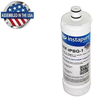 Instapure REF-IPBQ-1 ULTRA Refrigerator Filter, ASSEMBLED IN USA, Compatible with Whirlpool 56932, 3M CS-52, Bosch 640565, and more, Delivers great tasting water and ice cubes