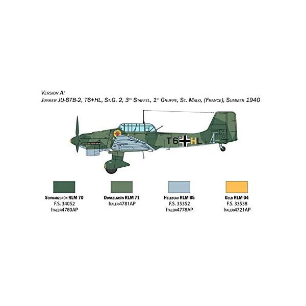 Italeri 2807S 1:48 Junkers JU-87B Stuka Bat.o.Brit, Modellbau, Bausatz, Standmodellbau, Basteln, Hobby, Kleben… – Bild 4