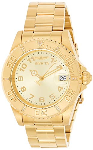 Invicta-Womens-15249-Pro-Diver-18k-Yellow-Gold-Ion-Plated-Stainless-Steel-Watch