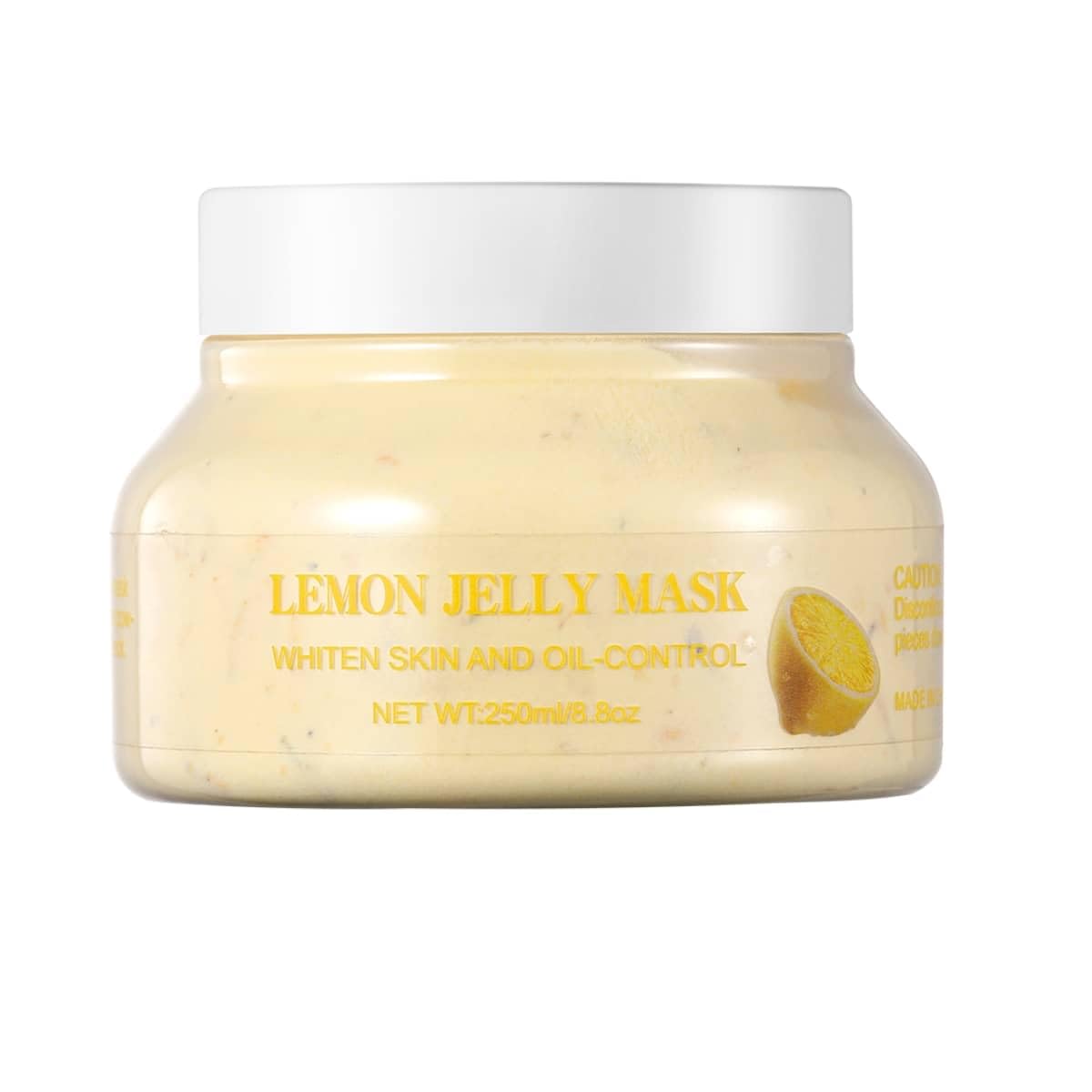Britains Beauty Ultimate Jelly Masks - 10 Varieties for All Skin Types: Brightening, Hydration, Anti-Aging, Acne Treatment, Natural Ingredients, 250ml Each (Lemon Jelly Mask)