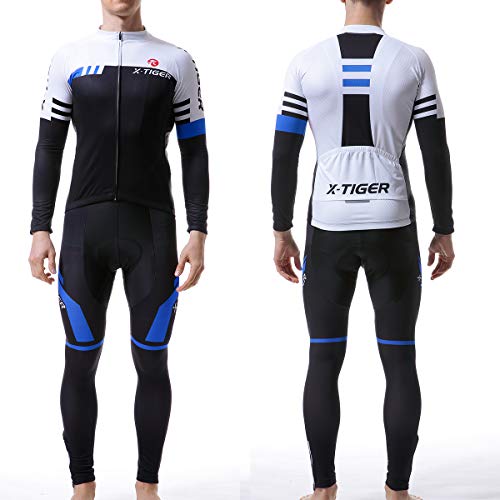 image for X-TIGER Cycling Clothes for Men Long Sleeve Mountain Bike Road Bicycle