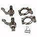 Yiguo AX31001/AX31002 Aluminum Steering Knuckle Arm & C Hub Carrier compatiable for Axial Yeti 1/10 RC Rock Racer 90026 Titanium
