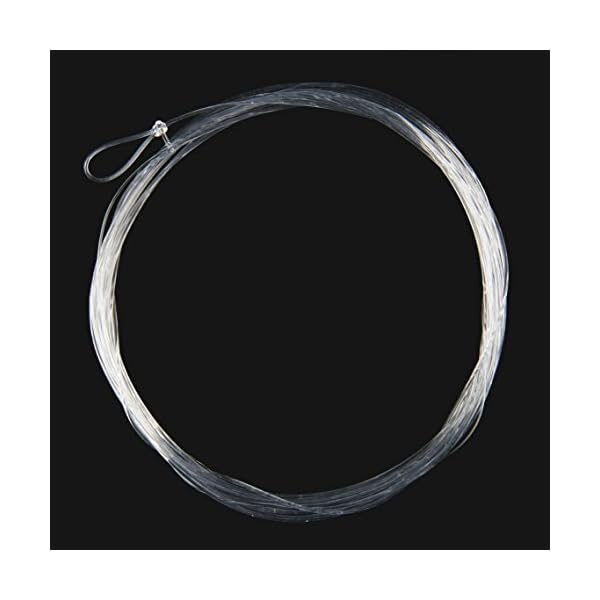 AnglerDream-Fly-Fishing-Tapered-Leader-Line-with-Loop-9FT-2X-6X-5-Pack-Clear