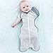 Love to Dream Swaddle UP 50/50 Transition Bag, Gray, X-Large, 24-30.5 lbs, Patented Zip-Off Wings, Gently Help Baby Safely Transition from Being swaddled to arms Free Before Rolling Over