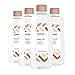 Amazon Brand - Solimo Baby Oil, with Shea Butter, 14 Fluid Ounce (Pack of 4)