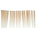 Emosa Luxury Clip in Human Hair Extensions Platinum Blonde 15inch-22inch
