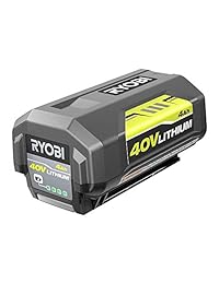 Ryobi OP4040A - Batería de iones de litio, 40 V, 4,0 Ah, alta capacidad, con indicador de combustible a bordo
