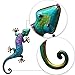 Teresa's Collections 24 Inch Gecko Metal Wall Art Outdoor Lizard Decor For Backyard Porch Home Patio Lawn Fence Decorations