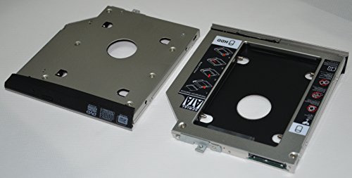 Deyoung 2nd HDD SSD Hard Drive Caddy Adapter for HP Elitebook 2570p 2560P with Bezel + Mounting Bracket