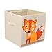 Toy Storage Box Cube Origanizer for Kids Foldable Cloth Storage Bins Basket By Singles Day,13 inch (Fox)
