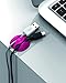 BELUGA Cable Clips & Cord Management System with 3M Back-Adhesive, Desktop Cable Organizer & Computer, Electrical, Charging or Mouse Cord Holder (Pack of 8) (Multi-Color)