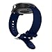 BIGTANG Vivoactive 3 Watch Band, 20mm Quick Release Soft Silicone Replacement Fitness Bands for Garmin Vivoactive 3/ Garmin Forerunner 645 Music/Samsung Galaxy 42mm Smart Watch - Midnight Blue