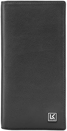 Full grain long wallet genuine leather by LUXCAER
