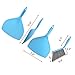 Mini Dustpan and Brush Set - Etable Stylish Sweeping Equipment with Ergonomic Handle for Easy Sofa, Desk, Car Trunk & Seats, Pet House Cleaning - Durable Non-Scratch Angled Bristles for Corners(Blue)