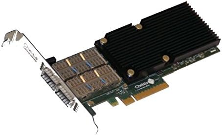 T580-LP-CR 2-Port 10/40GbE Low Profile UWire Adapter with PCI-E x8 Gen 3, 32K Conn QSFP Connector