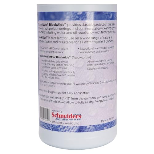 Schneiders BlockAide Blanket Reproofer for Horses | Long-Lasting Water & Oil Repellency photo 7