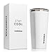 Corkcicle Classic Tumbler - Keeps Drinks Cold for 9 Hours & Hot for 3 - Triple-Insulated Stainless Steel - Holiday Tumbler Gift - 16 oz - Gloss White
