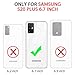 OULUOQI Compatible with Galaxy S20+ Plus Case 6.7 inch, Shockproof Clear Case with Hard PC Shield+Soft TPU Bumper Anti-Yellow Ultra Thin Case for Galaxy S20 Plus, Crystal Clear