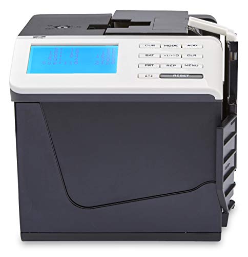 ZZap D50i+ Battery Powered Mixed Denomination Bill Counter & Counterfeit Detector - Money Cash Currency CIS Value Machine
