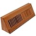 Decor Grates WL15BB Lattice Baseboard Floor Register, 15-Inch, Natural Oak